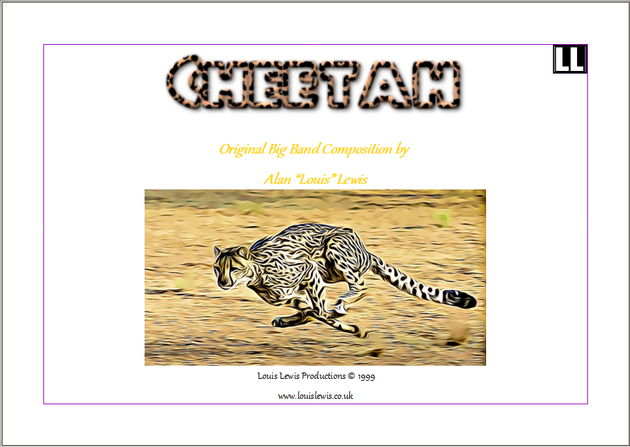 Cheetah! Title Page