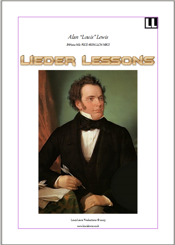 Lieder Lessons Title Page