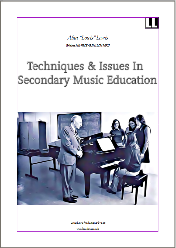 Techniques Music Education Title Page